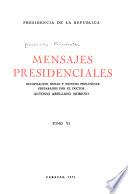Mensajes presidenciales: 1960-1969