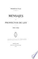 Mensajes y proyectos de ley