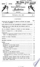 Merchant Marine Bulletin ...