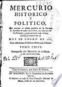 Mercurio histórico y político