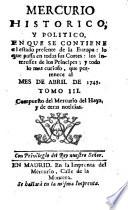 Mercurio histórico y político
