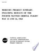 MERCURY PROJECT SUMMARY INCLUDING RESULTS OF THE FOURTH MANNED ORBITAL FLIGHT, MAY 15 AND 16, 1963