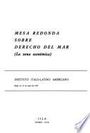 Mesa Redonda sobre Derecho del Mar