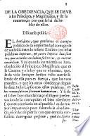 Mesina escarmentada de bajo de el yugo de la tirania de Francia. Relacion hystorico politica ... Añadese a la fin de la obra, un discurso politico de la Obediençia, etc