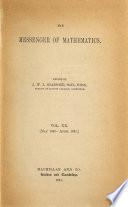 Messenger of mathematics