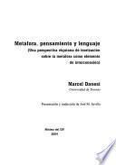 Metáfora, pensamiento y lenguaje