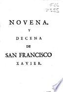 Methodo de la novena, y decena de San Francisco Xavier