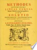 Método de máximos y mínimos: Methodus inveniendi lineas curvas maximi minimive proprietate gaudentes