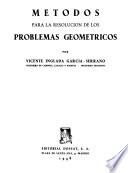Métodos para la resolución de los problemas geométricos