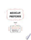 Mexican proverbs