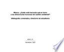 Mexico, who is doing what in human dimensions?