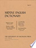 Middle English Dictionary