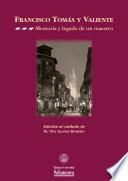 Mientras tanto. El Manual de Tomás y Valiente: una obra de y para la transición