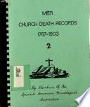 Mier Church Death Records, 1767-1903