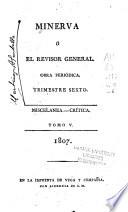 Minerva, ó, El revisor general