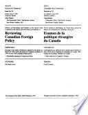Minutes of Proceedings and Evidence of the Special Joint Committee on Reviewing Canadian Foreign Policy