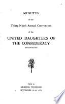 Minutes of the Annual Convention