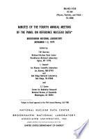 Minutes of the Fourth Annual Meeting of the Panel on Reference Nuclear Data