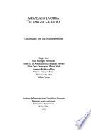 Miradas a la obra de Sergio Galindo
