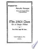 Mis 2501 dias en el colegio militar