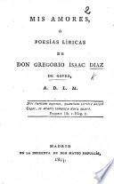 Mis amores, ó Poesías líricas