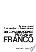 Mis conversaciones privadas con Franco