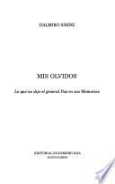 Mis olvidos