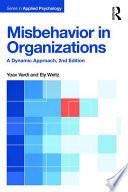 Misbehavior in Organizations