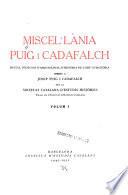 Miscel·lània Puig i Cadafalch