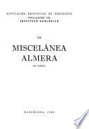 Miscelánea Almera