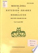 Miscelánea de estudios árabes y hebraicos