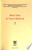 Miscelánea de textos medievales