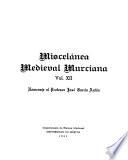 Miscelánea medieval murciana