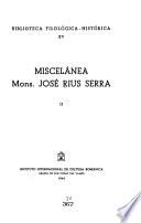 Miscelánea Mons