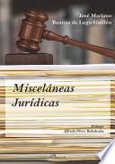 Misceláneas jurídicas.