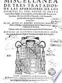 Miscellanea de tres tratados