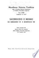 Miscellanea historiae pontificiae