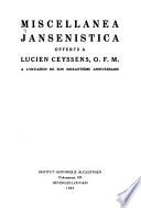 Miscellanea jansenistica