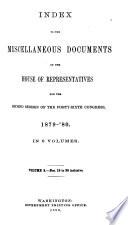 Miscellaneous Documents