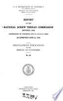Miscellaneous Publication - National Bureau of Standards