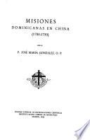 Misiones dominicanas en China (1700-1750)