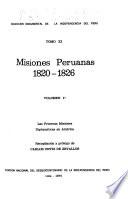 Misiones peruanas, 1820-1826