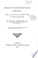 Moab's Patriarchal Stone