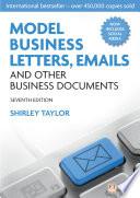 Model Business Letters, Emails and Other Business Documents