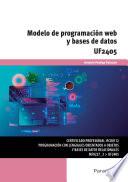 Modelo de programación web y bases de datos