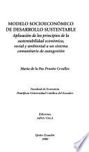 Modelo socioeconómico de desarrollo sustentable