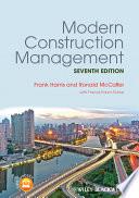 Modern Construction Management