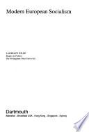 Modern European Socialism