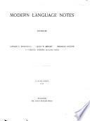 Modern Language Notes