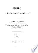 Modern Language Notes